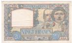 Frankrijk, 20 Francs, 1940, Postzegels en Munten, Bankbiljetten | Europa | Niet-Eurobiljetten, Frankrijk, Los biljet, Ophalen of Verzenden