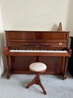 Piano met pianokruk, Muziek en Instrumenten, Bruin, Ophalen of Verzenden, Zo goed als nieuw, Piano