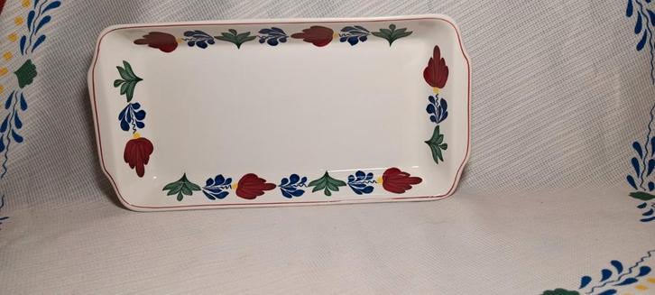 Boerenbont cake schaaltje, Huis en Inrichting, Keuken | Servies, Gebruikt, Schaal of Schalen, Boerenbont, Aardewerk, Ophalen of Verzenden