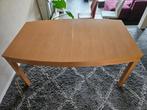 Uitschuifbare ovale eettafel, Huis en Inrichting, Tafels | Eettafels, Ophalen, Gebruikt, 50 tot 100 cm, 150 tot 200 cm