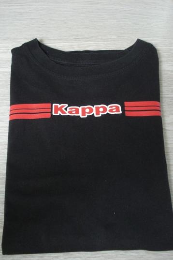 Nieuw zwart met rood t-shirt merk Kappa maat 176 Doe een bod beschikbaar voor biedingen