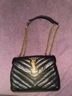 Saint Laurent Loulou Large schoudertas van lamsleer, Ophalen of Verzenden, Zo goed als nieuw, Zwart, Schoudertasje
