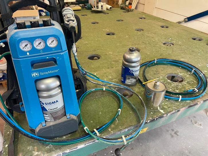 Sigma ppg spraymaster verfspuit, Doe-het-zelf en Verbouw, Schildersmaterialen, Verfspuit of Verfpomp, Ophalen