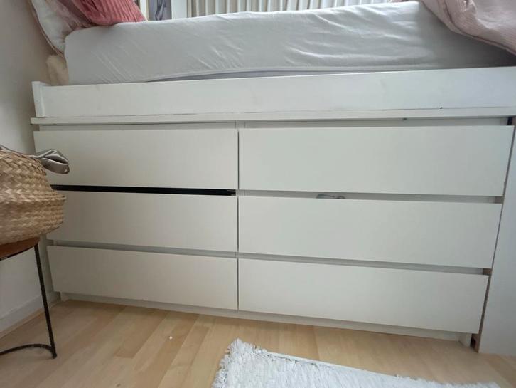 3x MALM ladekast (80x78cm) IKEA, Huis en Inrichting, Kasten | Dressoirs, Gebruikt, 50 tot 100 cm, 75 cm of meer, Met lade(s), Overige materialen