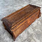 antieke kostbaarheden kist folk art, Ophalen of Verzenden