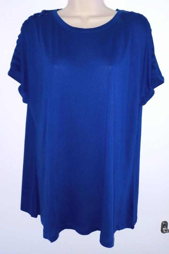 MS Mode top maat M (38/40), Kleding | Dames, Tops, Zo goed als nieuw, Maat 38/40 (M), Blauw, Korte mouw, Ophalen of Verzenden