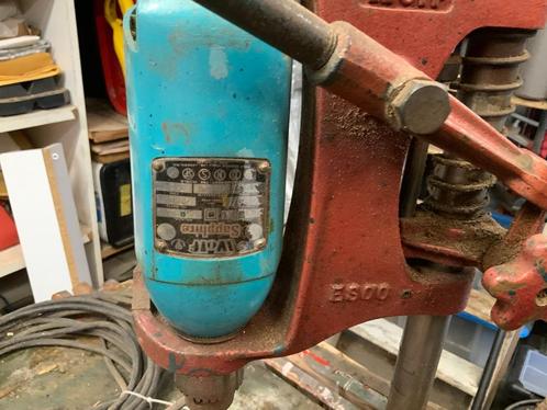 Boormachine, lang snoer,  statief, kolomboormachine, Doe-het-zelf en Verbouw, Gereedschap | Boormachines, Gebruikt, Kolomboormachine