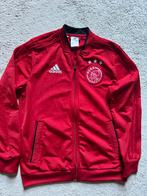 Adidas Ajax trainingsjack - Maat L voor 13/14 jo- Rood, Maat 52/54 (L), Verzenden, Zo goed als nieuw, Voetbal