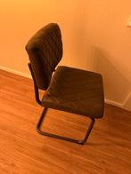 6 eetkamerstoelen - Profijt Meubel, Huis en Inrichting, Ophalen, Gebruikt, Leer, Grijs