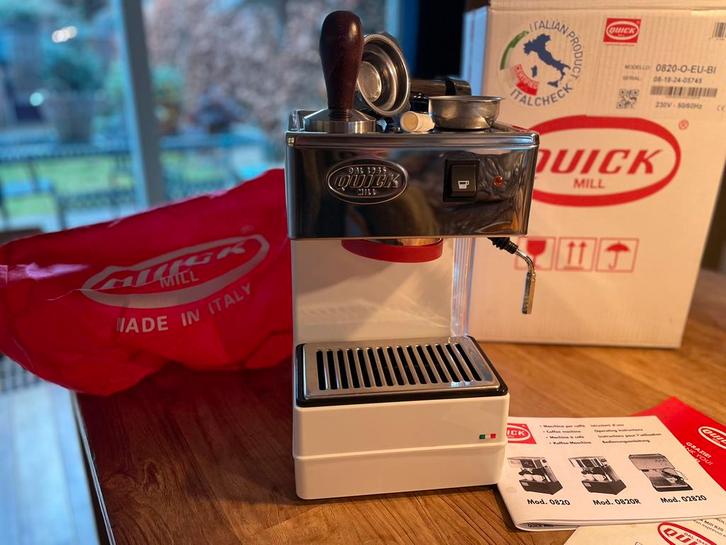 Quickmill 820 Wit, Witgoed en Apparatuur, Koffiemachine-accessoires, Zo goed als nieuw, Ophalen