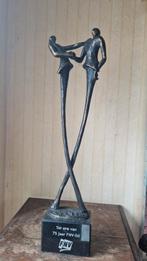 Bronzen Sculptuur 'De Handdruk' - Ger van Tankeren, Ophalen of Verzenden