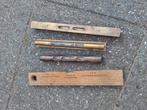 4 vintage / antieke waterpassen, Antiek en Kunst, Ophalen of Verzenden