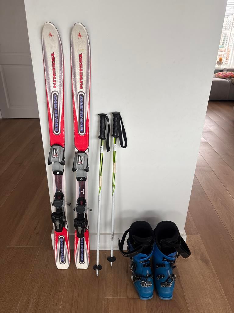 Skiset - Ski's, stokken en schoenen, Gebruikt, 100 tot 140 cm, Skiën, Ski's