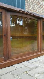 prachtige ArtDeco antieke vitrinekast, theekast, buffetkast, Ophalen, Klassiek, ArtDeco, Minder dan 100 cm, 25 tot 50 cm