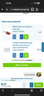 TP-Link AV1000 Gigabit Passthrough Powerline Starter Kit, Computers en Software, Netwerk switches, Ophalen of Verzenden, Nieuw