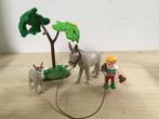 Playmobil Ezel met Veulen boom poppetje 4187, Verzenden, Zo goed als nieuw, Complete set