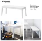 IKEA Sigurd bench, Huis en Inrichting, Minder dan 150 cm, Minder dan 75 cm, Rechte bank, Gebruikt