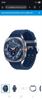 Samsung Galaxy Watch Ultra (2025) - Nieuw!, Sieraden, Tassen en Uiterlijk, Zwart, Nieuw, Ophalen of Verzenden, Waterdicht