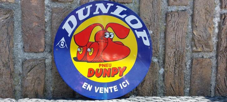 Reclamebord Dunlop, Verzamelen, Automerken, Motoren en Formule 1, Nieuw, Auto's, Ophalen of Verzenden