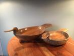 2 Scandinavische schalen in vorm van Eend €17,50, Gebruikt, Schaal, Ophalen of Verzenden, Ovaal