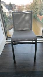 4 design stoelen, Huis en Inrichting, Stoelen, Ophalen, Gebruikt, Grijs, Vier