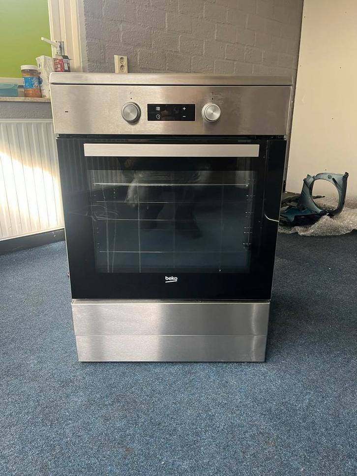 Beko Combi Oven & Inductie - Zo Goed Als Nieuw!, Witgoed en Apparatuur, Ovens, Zo goed als nieuw, Vrijstaand, Oven, 45 tot 60 cm