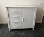Witte Commode met Lades en Deur, Kinderen en Baby's, Kinderkamer | Commodes en Kasten, Ophalen, Gebruikt