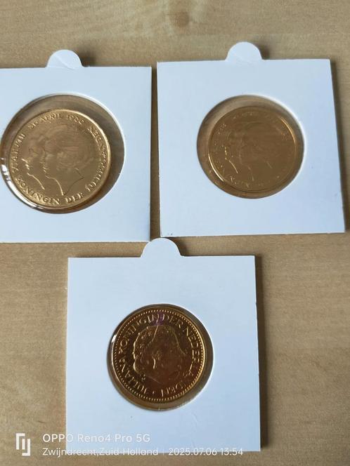 Vergulde Guldens, Postzegels en Munten, Munten | Nederland, Koningin Juliana, Verzenden