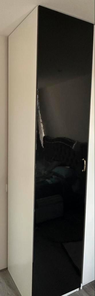 Zwart hoogglans ikea pax kast