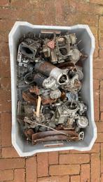 Krat vol oude Solex carburateur onderdelen, Ophalen, Gebruikt, Oldtimer onderdelen