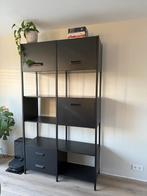 Hoge kast, Huis en Inrichting, Kasten | Kledingkasten, Ophalen, Gebruikt, 100 tot 150 cm, 200 cm of meer