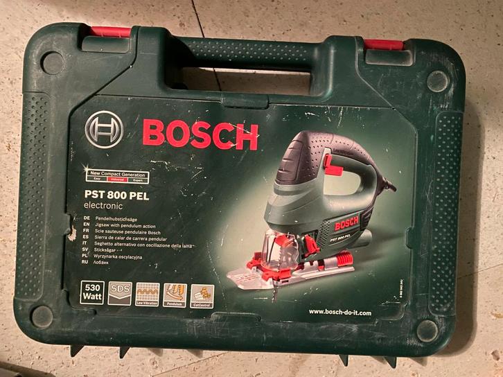 Bosch PST 800 PEL decoupeerzaag, Doe-het-zelf en Verbouw, Gereedschap | Zaagmachines, Zo goed als nieuw, Decoupeerzaag, Minder dan 600 watt
