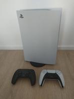 PlayStation 5 (Digital Edition) met twee controllers, Spelcomputers en Games, Spelcomputers | Sony PlayStation 5, Ophalen of Verzenden