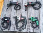 Partij elektrisch gereedschap boormachines + haakse slijpers, Doe-het-zelf en Verbouw, Gereedschap | Boormachines, Variabele snelheid