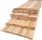 375 meter Lariks planken geschaafd 1.8x9.0 cm - nr: tp241, Tuin en Terras, Palen, Balken en Planken, Ophalen, Nieuw, 250 cm of meer