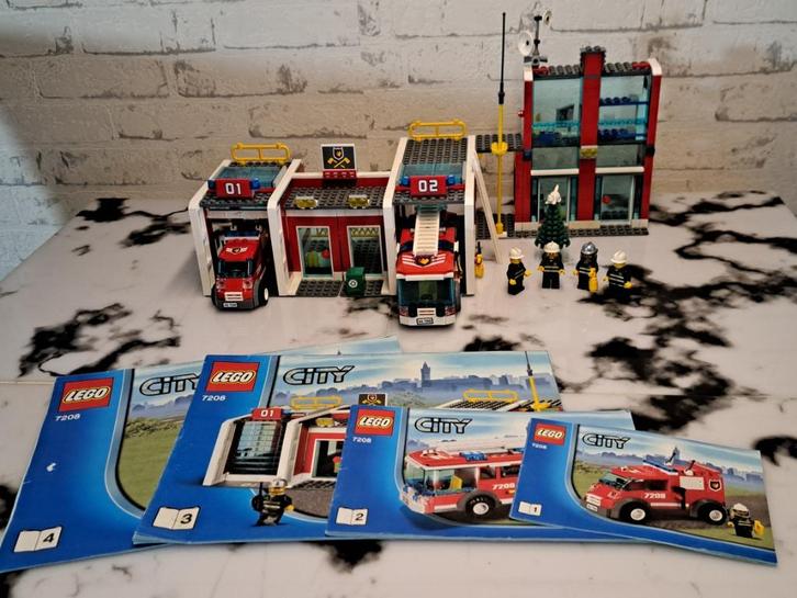 Lego City 7208, Kinderen en Baby's, Speelgoed | Duplo en Lego, Gebruikt, Lego, Complete set, Ophalen of Verzenden