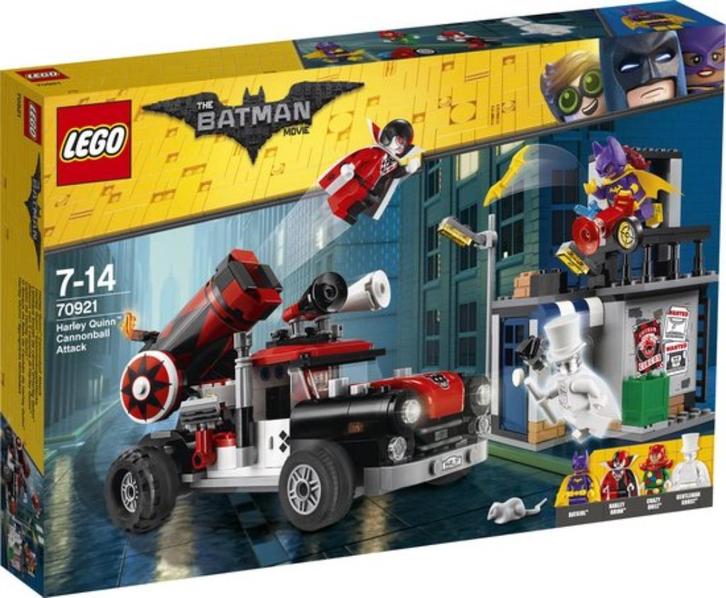 LEGO Batman Movie Harley Quinn Kanonskogelaanval - 70921, Kinderen en Baby's, Speelgoed | Duplo en Lego, Nieuw, Lego, Complete set