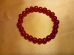 Rode agaat armband., Sieraden, Tassen en Uiterlijk, Armbanden, Ophalen of Verzenden, Nieuw, Rood, Overige materialen