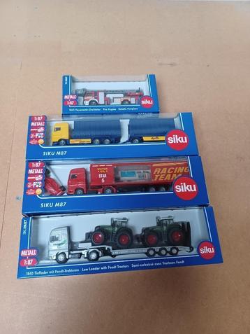 4 Siku vrachtwagens beschikbaar voor biedingen