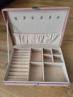 Juwelier, Sieraden, Tassen en Uiterlijk, Ophalen of Verzenden, Zo goed als nieuw, Roze, Hardcase
