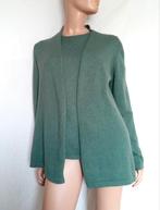PETER HAHN Twinset , Maat 40 , ZIJDE , CASHMERE, Verzenden, Zo goed als nieuw, Maat 38/40 (M), Groen
