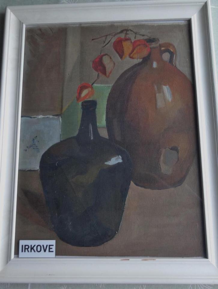 OLIEVERF KRUIK MET TAK * Maatje van Verre *, Antiek en Kunst, Kunst | Schilderijen | Klassiek, Verzenden