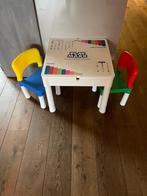 Duplo speel tafel met 2 stoeltjes., Ophalen of Verzenden, Zo goed als nieuw