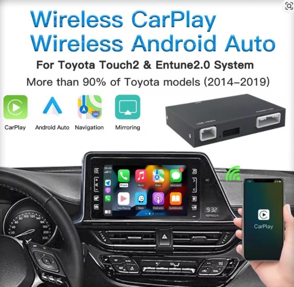 Toyota Yaris Auris Prius draadloos apple carplay androidauto, Auto diversen, Autoradio's, Ophalen of Verzenden, Nieuw