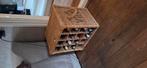 Riviera Maison rieten wijnrek, Huis en Inrichting, Woonaccessoires | Wijnrekken, Ophalen, Zo goed als nieuw, Hout, Minder dan 50 cm