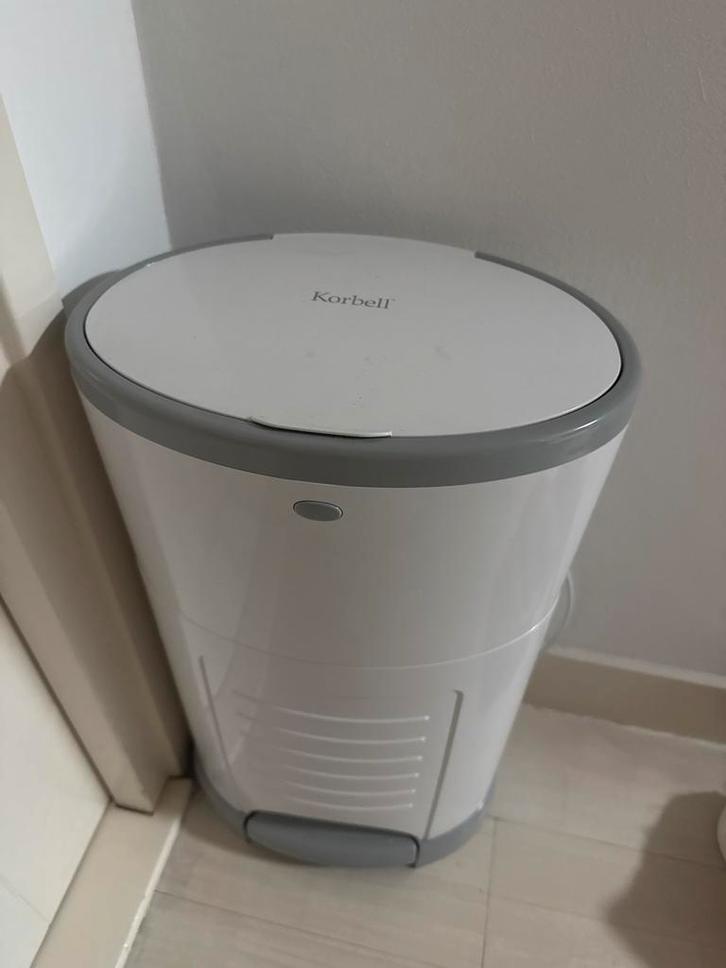 Korbell luieremmer - Hygiënisch en handig!, Kinderen en Baby's, Babyvoeding en Toebehoren, Zo goed als nieuw, Overige typen, Ophalen