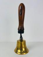 Antieke Engelse schoolbel 1920, Ophalen of Verzenden