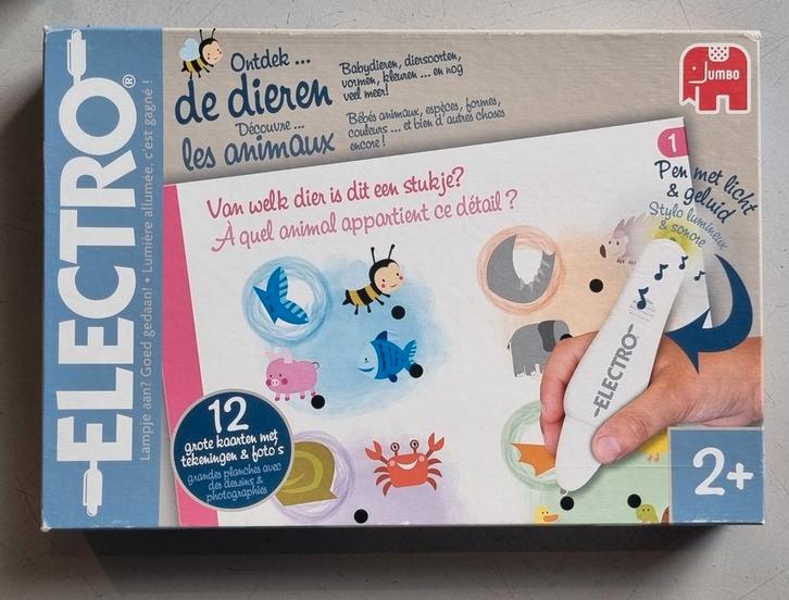 Jumbo Electro Dieren - Leerzaam spel met licht en geluid, Kinderen en Baby's, Speelgoed | Educatief en Creatief, Gebruikt, Puzzelen