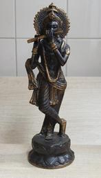 Krishna brons beeld., Antiek en Kunst, Ophalen of Verzenden, Brons