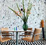 Vintage Ikea eettafel Billsta diameter 120cm, Ophalen, Rond, Zo goed als nieuw, Vier personen